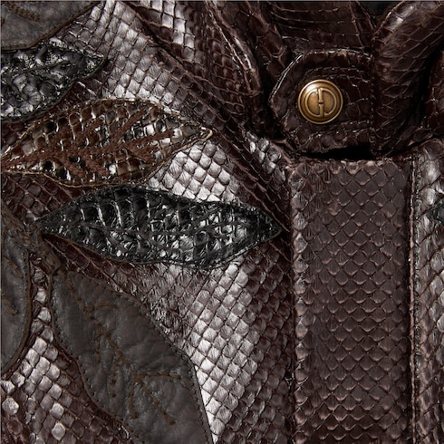 Blouson aviateur en cuir