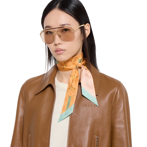 Ruban en soie imprimée