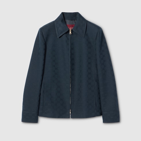 Jacke aus GG Baumwollgabardine mit Reißverschluss