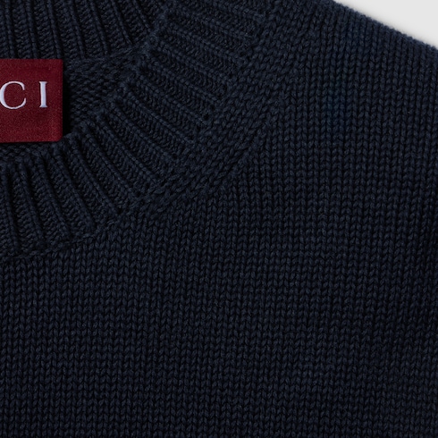 Sweatshirt aus Baumwolle mit Stickerei