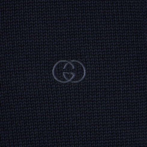 Sweat-shirt en coton avec broderie