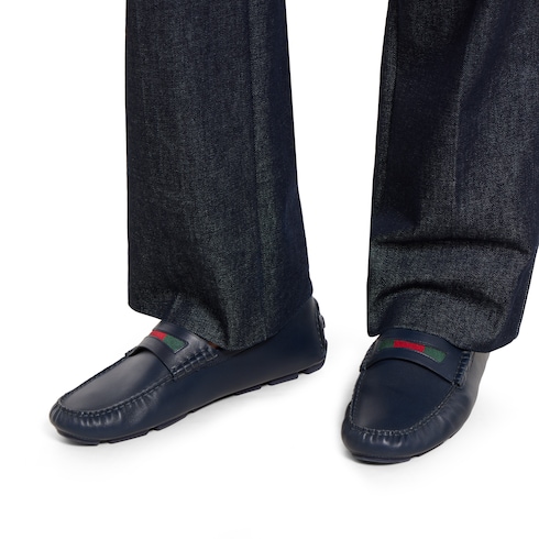 Mocasín con tribanda Web para hombre
