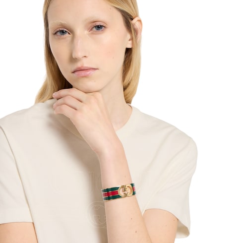 Bracelet jonc Gucci Interlocking