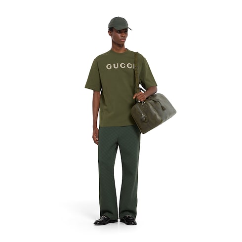 Maxi python duffle bag