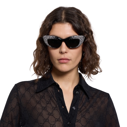 Cat-eye frame sunglasses