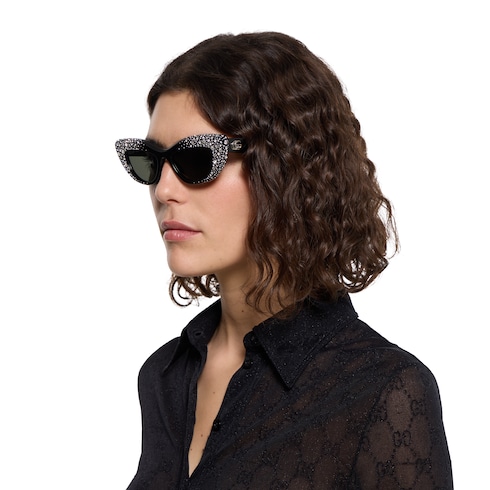 Cat-eye frame sunglasses