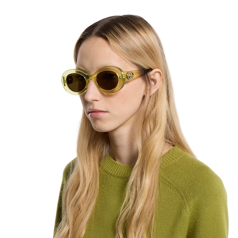 Lunettes de soleil ovales