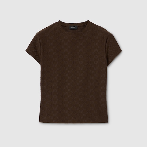 GG jersey jacquard T-shirt