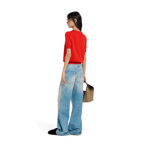 GG 포인텔 코튼 실크 탑