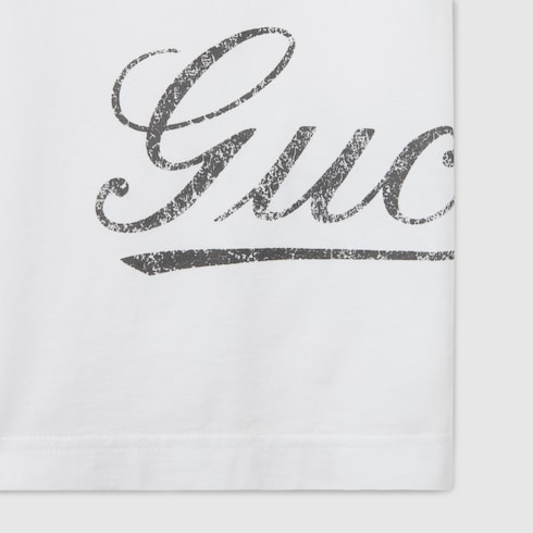 Camiseta de punto de algodón con estampado