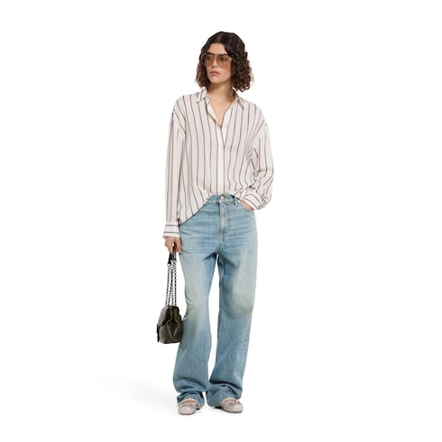 Pantalones de mezclilla de algodón