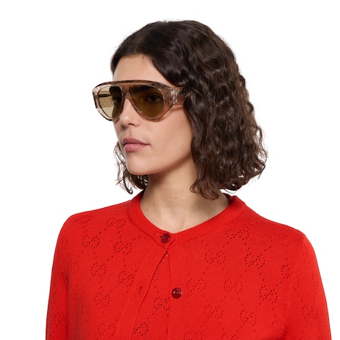 Mask frame sunglasses
