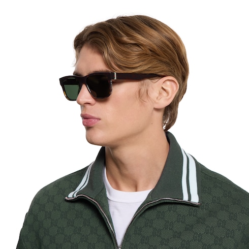 Gafas de sol con montura rectangular