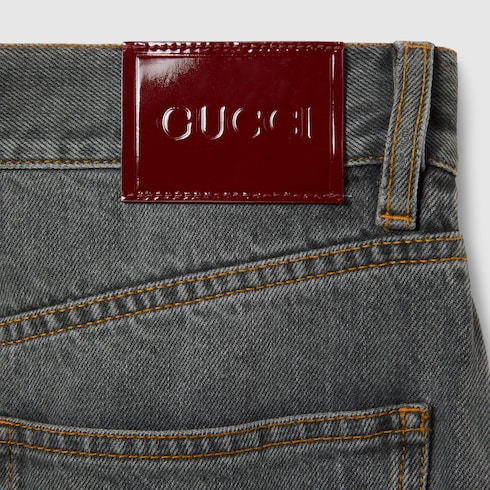 กางเกง Wide leg denim pants