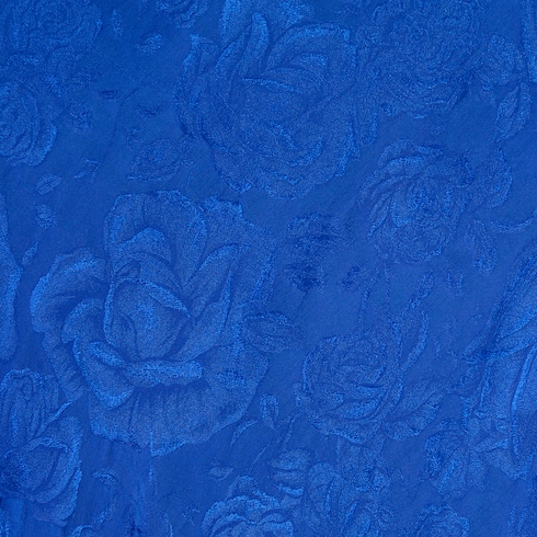 Chemisier en jacquard de twill de soie avec volants