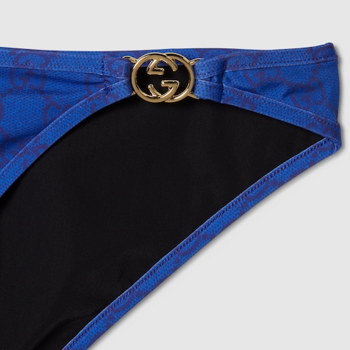 Bikini de punto elástico con estampado