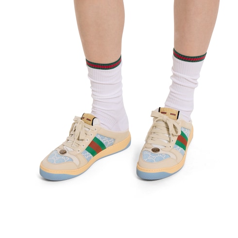 Zapatos estilo slipper Screener con perlas para mujer