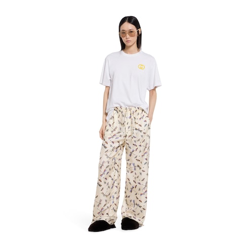 T-shirt in jersey di cotone medio