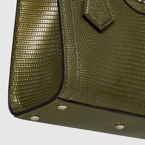 〔グッチ ダイアナ〕リザード スモール トートバッグ