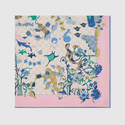 Carré in seta stampato