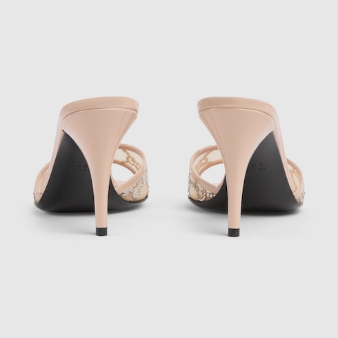 Mules avec cristaux pour femme