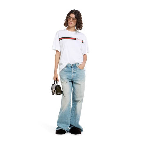 T-Shirt aus Baumwolljersey mit Print