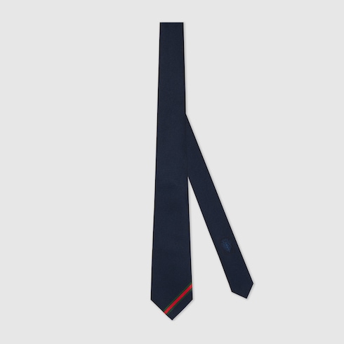 Web silk jacquard tie