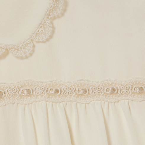 Camicia in crêpe de chine e seta