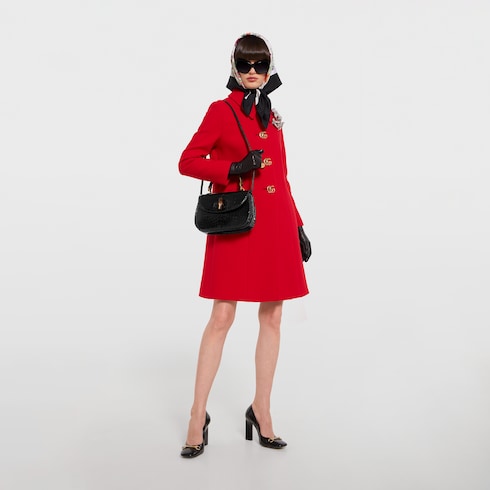 Sac Gucci Bamboo 1947 en crocodile taille moyenne