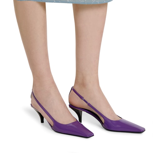 Women's slingback with crystal logo