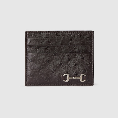 饰马衔扣卡片夹