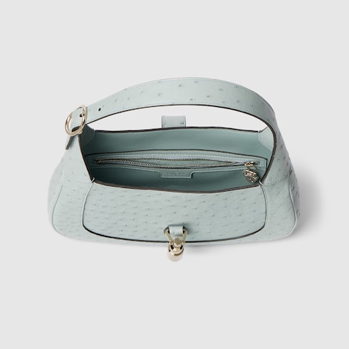 Bolso Gucci Jackie 1961 de avestruz mediano