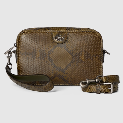 Sac à bandoulière en python petit format