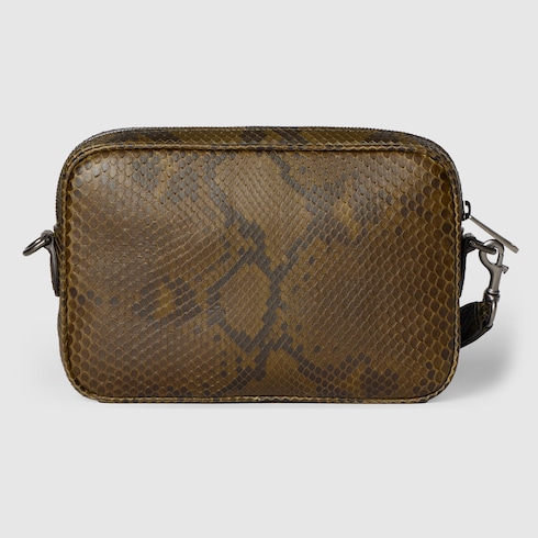 Sac à bandoulière en python petit format