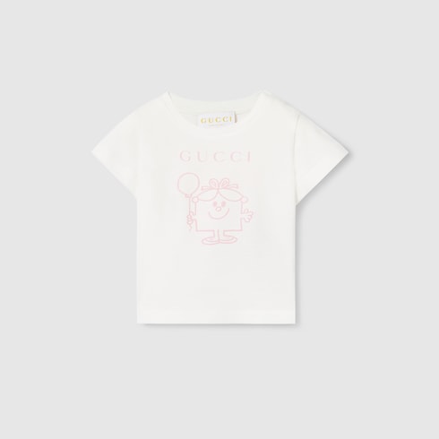 Baby-T-Shirt aus Baumwolle mit Print