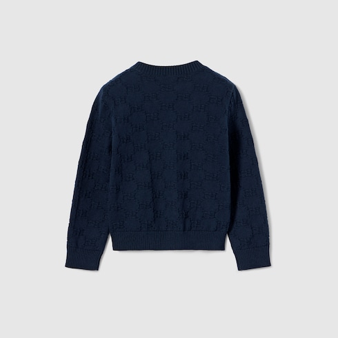 Maglione neonato in cotone GG