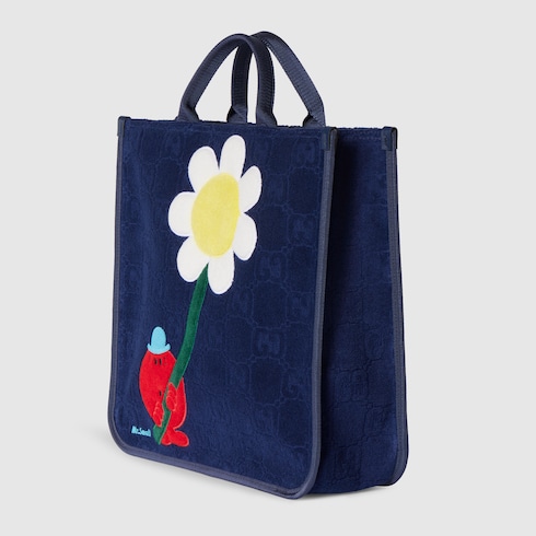 Cabas pour enfant à motif GG avec broderie