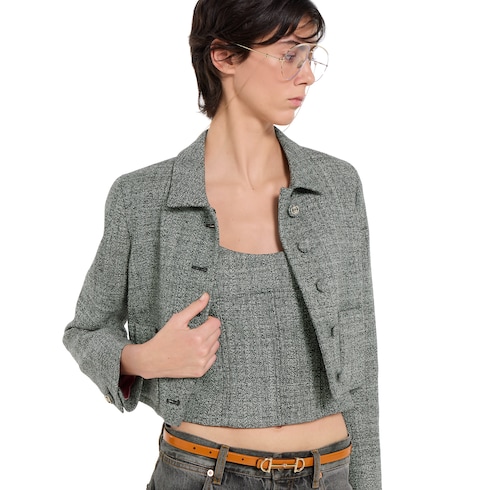 Top de lana grisaille