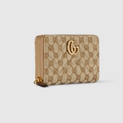 GG Marmont zip around wallet