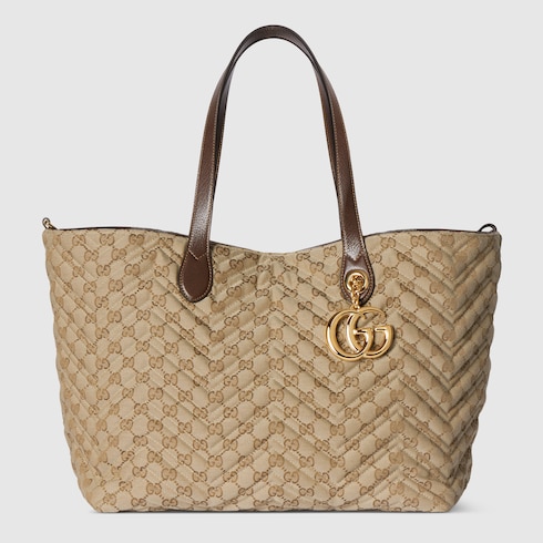 Bolso tote GG Marmont grande de matelassé