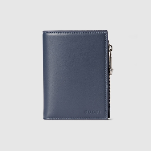 Beige trim GG Emblem coin wallet