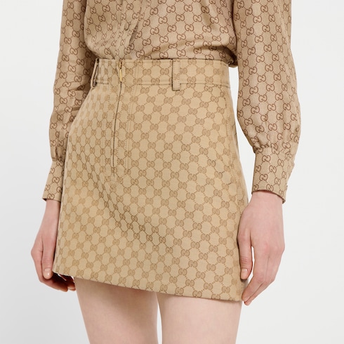 Rock aus GG Baumwollcanvas-Jacquard