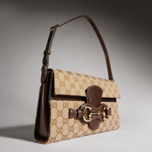 Sac à épaule Horsebit Ristretto moyen format