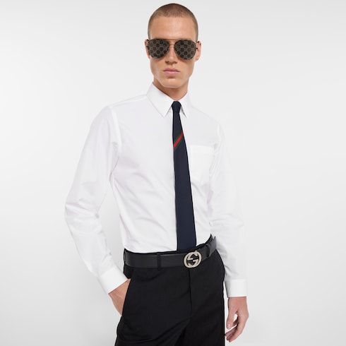 웹 실크 자카드 타이