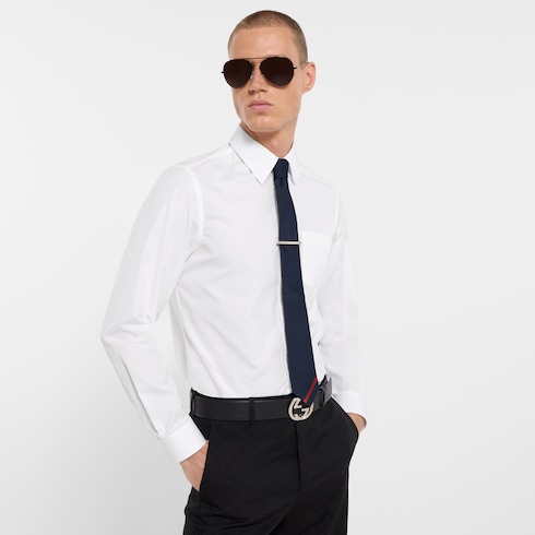 Web silk jacquard tie