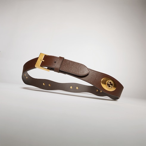 Belt with square buckle