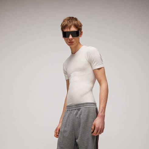 Stretch nylon T-shirt
