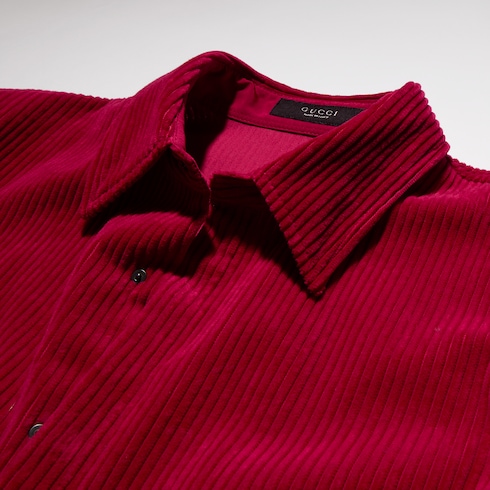 Camisa de pana de algodón