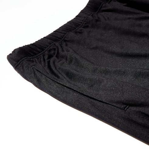 轻薄桑蚕丝平纹针织运动长裤