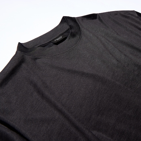 Übergroßes T-Shirt aus leichtem Seidenjersey